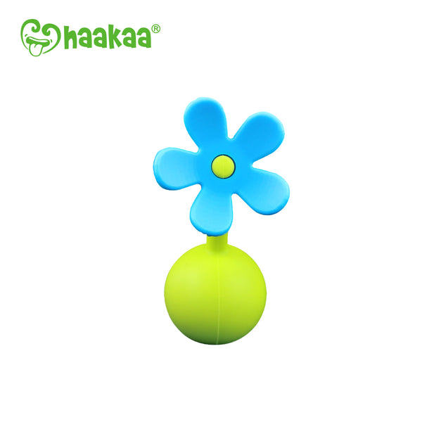 Tapón recolector flor azul Haakaa