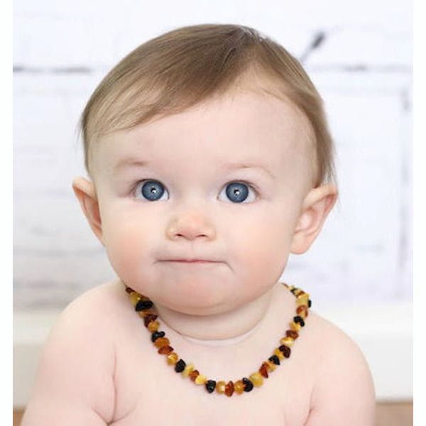 Collar De Ámbar Báltico Para Bebé Multicolor