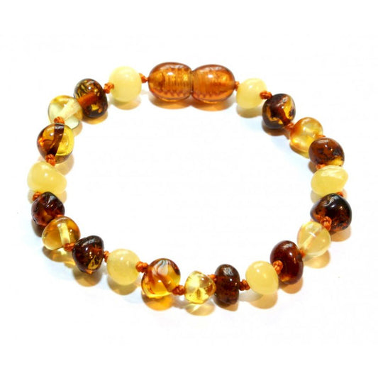 Pulsera de Ambar Bebé Multicolor