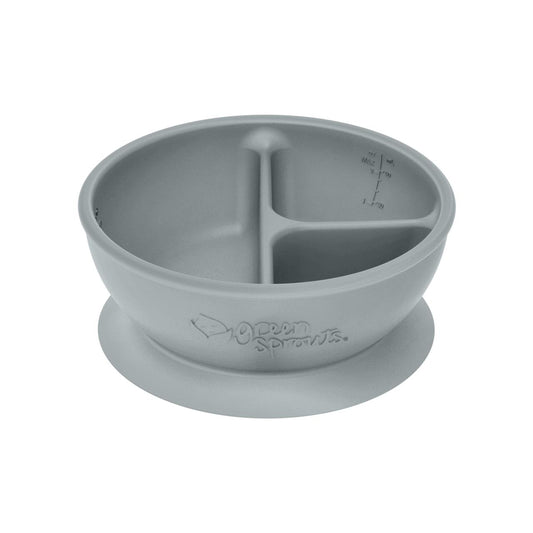 Bowl Silicona División Gris