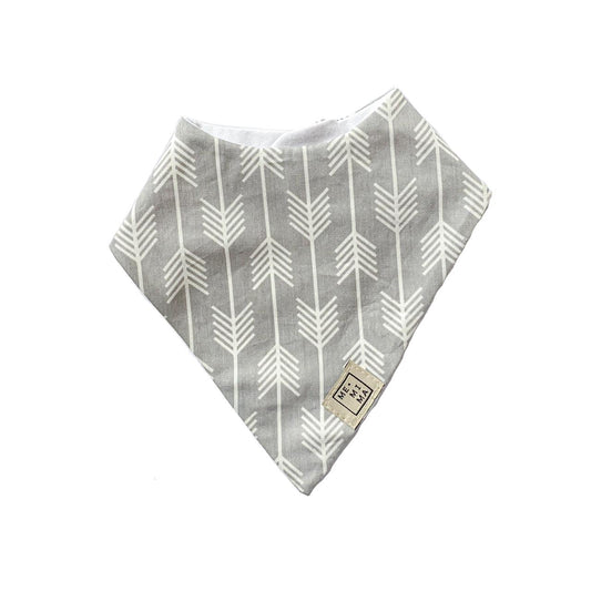 Babero Bandana Flechas Gris