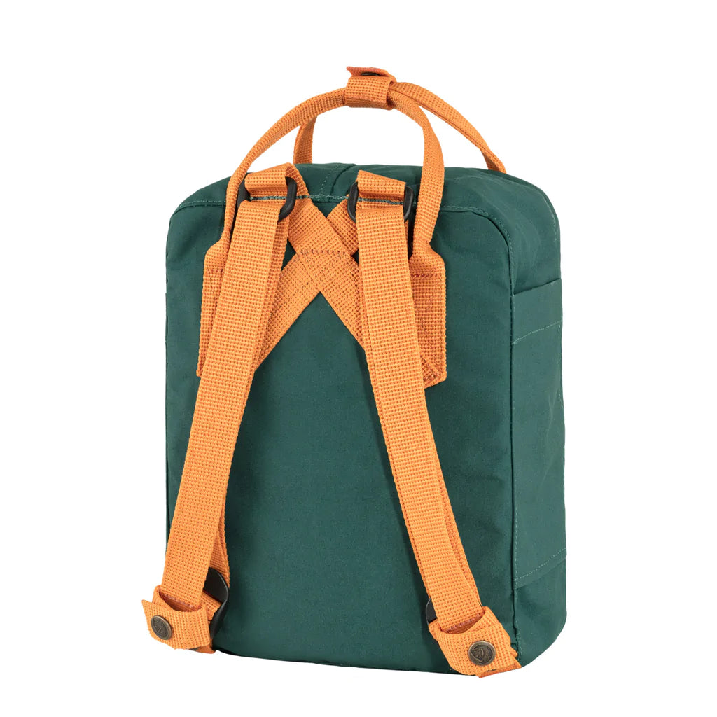 Mochila Kanken Mini Artic Green-Spicy Orange