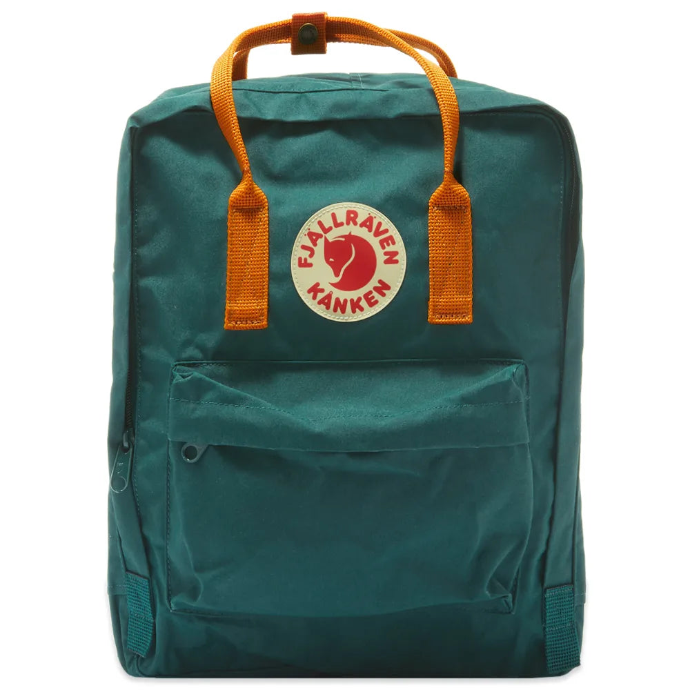 Mochila Kanken Mini Artic Green-Spicy Orange