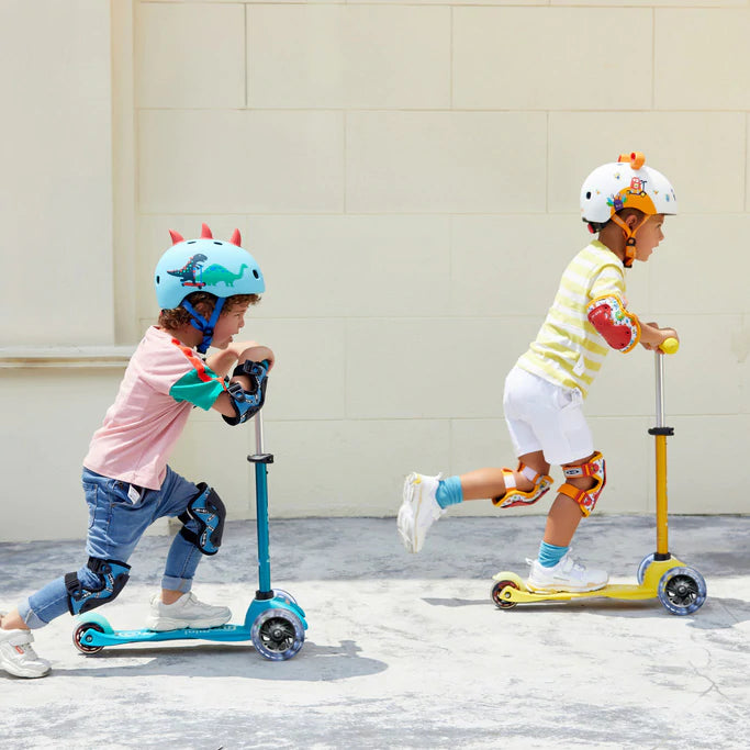 Scooter Mini Micro Deluxe Azul con Luz Led