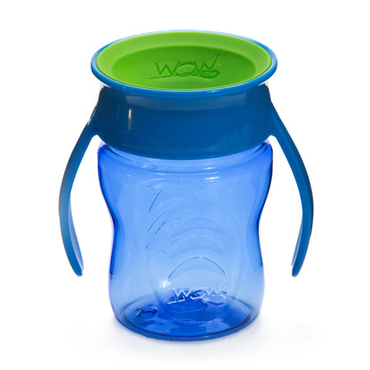 Vaso Antiderrame Translucido 9m+ Azul Tritan