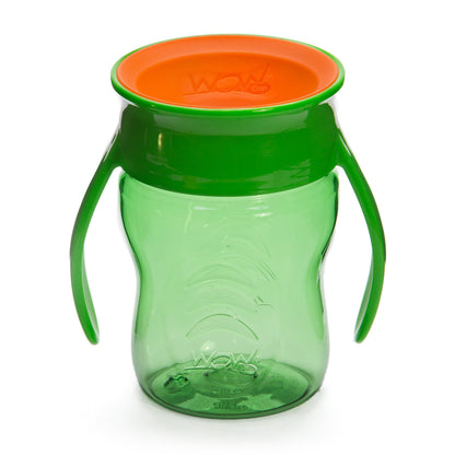 Vaso Antiderrame Translucido 9m+ Verde Tritan