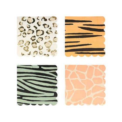 Servilletas animal print - grandes