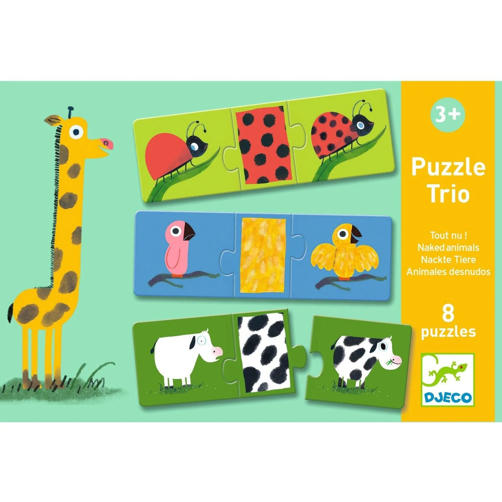 Puzzles Trio Animales Desnudos