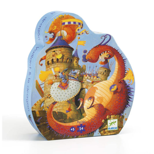 Puzzle Caballero y el Dragón 54pcs