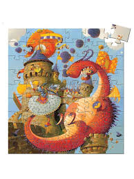 Puzzle Caballero y el Dragón 54pcs