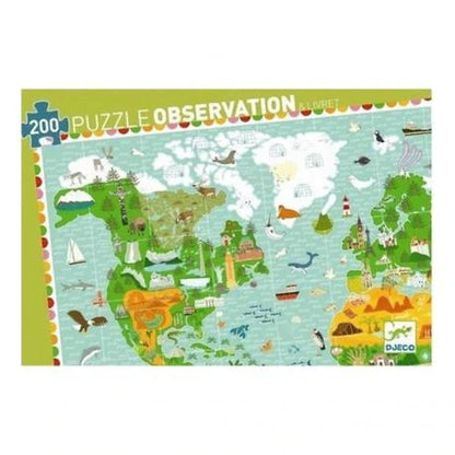 Puzzle Observación Al rededor del mundo