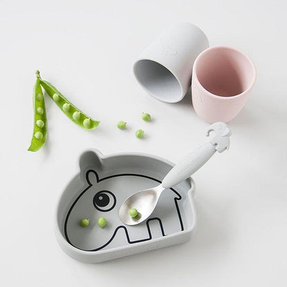 Bowl de Silicona con ventosa Ozzo gris