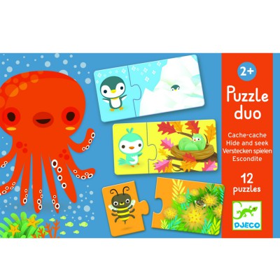 Puzzle Educativo Oculto y Encontrado