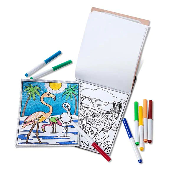 Libreta de arte Magic Pattern - Animales salvajes