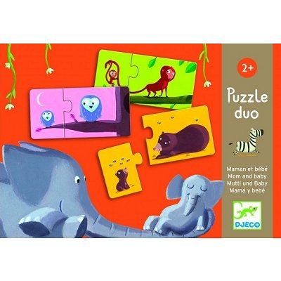Puzzle Educativo Mom and baby