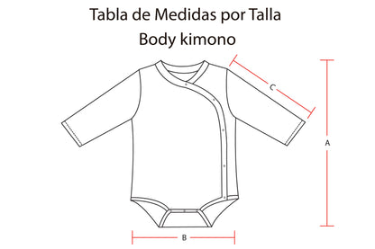 Body kimono Plumas