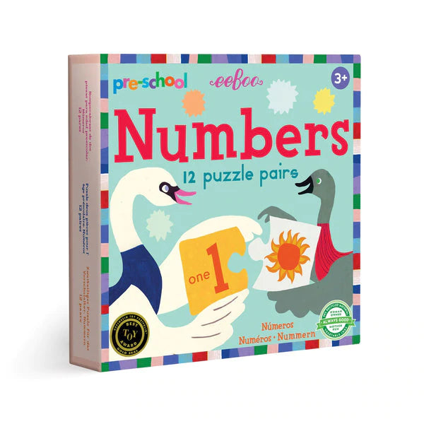 Puzzle en Pares de Números