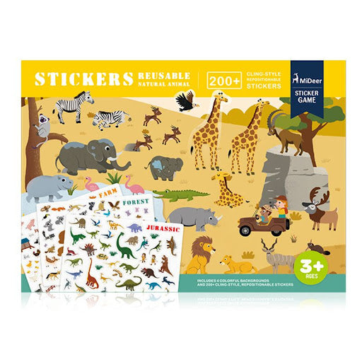 Stickers Reutilizables Animales