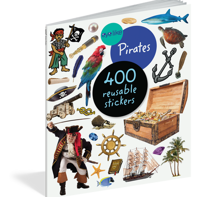 Stickers Reutilizables de Piratas