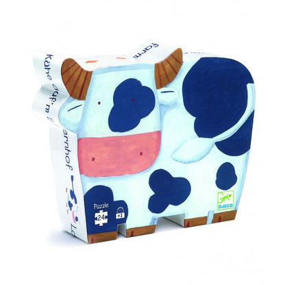 Puzzle La Vaca en el campo 24 pcs