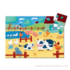 Puzzle La Vaca en el campo 24 pcs